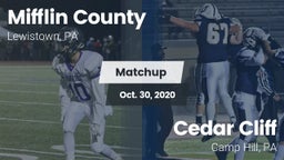 Matchup: Mifflin County HS vs. Cedar Cliff  2020