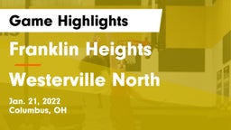 Franklin Heights  vs Westerville North  Game Highlights - Jan. 21, 2022