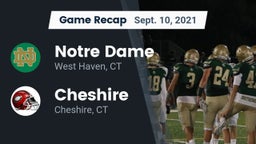 Recap: Notre Dame  vs. Cheshire  2021