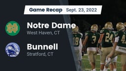 Recap: Notre Dame  vs. Bunnell  2022