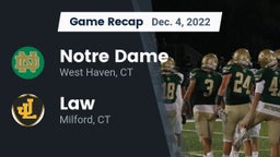Recap: Notre Dame  vs. Law  2022