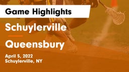 Schuylerville  vs Queensbury  Game Highlights - April 5, 2022