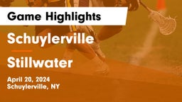 Schuylerville  vs Stillwater  Game Highlights - April 20, 2024