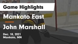Mankato East  vs John Marshall  Game Highlights - Dec. 18, 2021