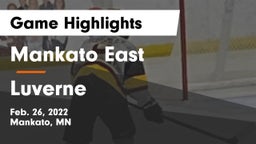 Mankato East  vs Luverne  Game Highlights - Feb. 26, 2022