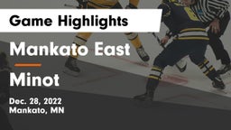 Mankato East  vs Minot Game Highlights - Dec. 28, 2022