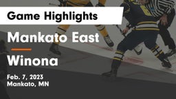 Mankato East  vs Winona  Game Highlights - Feb. 7, 2023