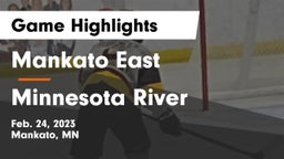 Mankato East  vs Minnesota River Game Highlights - Feb. 24, 2023