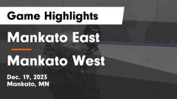Mankato East  vs Mankato West  Game Highlights - Dec. 19, 2023