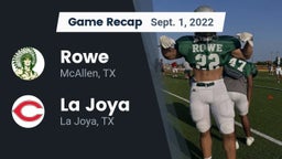 Recap: Rowe  vs. La Joya  2022