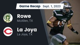 Recap: Rowe  vs. La Joya  2023