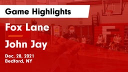 Fox Lane  vs John Jay  Game Highlights - Dec. 28, 2021