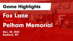 Fox Lane  vs Pelham Memorial  Game Highlights - Dec. 28, 2023