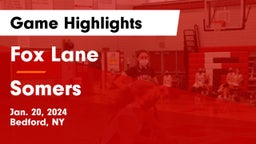 Fox Lane  vs Somers  Game Highlights - Jan. 20, 2024