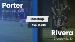 Matchup: Porter  vs. Rivera  2017