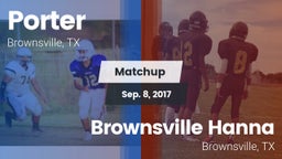 Matchup: Porter  vs. Brownsville Hanna  2017