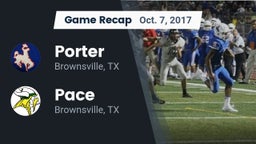 Recap: Porter  vs. Pace  2017