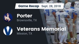 Recap: Porter  vs. Veterans Memorial  2018