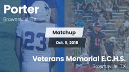 Matchup: Porter  vs. Veterans Memorial E.C.H.S. 2018