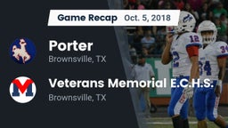 Recap: Porter  vs. Veterans Memorial E.C.H.S. 2018