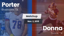 Matchup: Porter  vs. Donna  2018