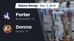 Recap: Porter  vs. Donna  2018