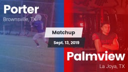 Matchup: Porter  vs. Palmview  2019