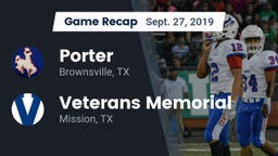 Recap: Porter  vs. Veterans Memorial  2019