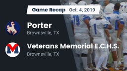 Recap: Porter  vs. Veterans Memorial E.C.H.S. 2019