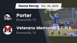 Recap: Porter  vs. Veterans Memorial E.C.H.S. 2020