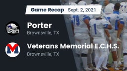 Recap: Porter  vs. Veterans Memorial E.C.H.S. 2021