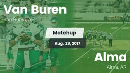 Matchup: Van Buren High vs. Alma  2017