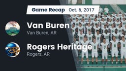 Recap: Van Buren  vs. Rogers Heritage  2017