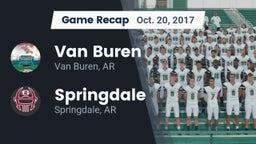 Recap: Van Buren  vs. Springdale  2017