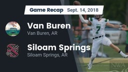 Recap: Van Buren  vs. Siloam Springs  2018