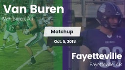 Matchup: Van Buren High vs. Fayetteville  2018