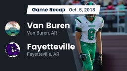 Recap: Van Buren  vs. Fayetteville  2018