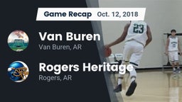 Recap: Van Buren  vs. Rogers Heritage  2018