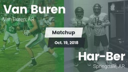 Matchup: Van Buren High vs. Har-Ber  2018