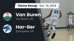 Recap: Van Buren  vs. Har-Ber  2018