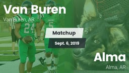 Matchup: Van Buren High vs. Alma  2019