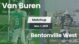 Matchup: Van Buren High vs. Bentonville West  2019
