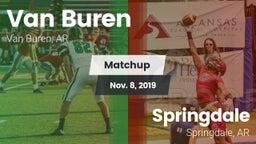 Matchup: Van Buren High vs. Springdale  2019