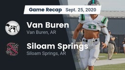 Recap: Van Buren  vs. Siloam Springs  2020
