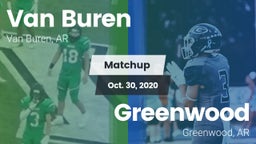 Matchup: Van Buren High vs. Greenwood  2020
