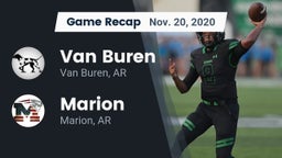 Recap: Van Buren  vs. Marion  2020