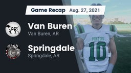 Recap: Van Buren  vs. Springdale  2021