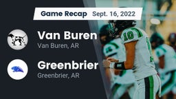 Recap: Van Buren  vs. Greenbrier  2022