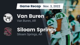 Recap: Van Buren  vs. Siloam Springs  2022