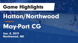 Hatton/Northwood  vs May-Port CG  Game Highlights - Jan. 8, 2019